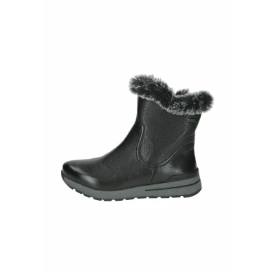 Afbeelding van Caprice Damen Warmfutter mit flacher Sohle Reißverschluss Schwarz (BLACK NAPPA), 38