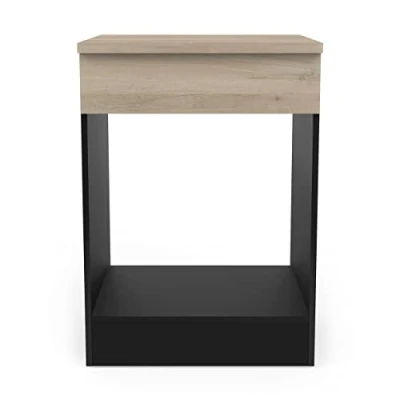 Afbeelding van Onderkast voor fornuis Romanie 60 cm Kronberg eik/matzwart