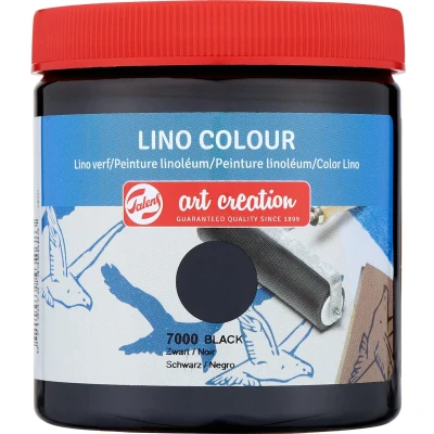 Afbeelding van Art Creation Lino verf Pot 250 ml Zwart 7000