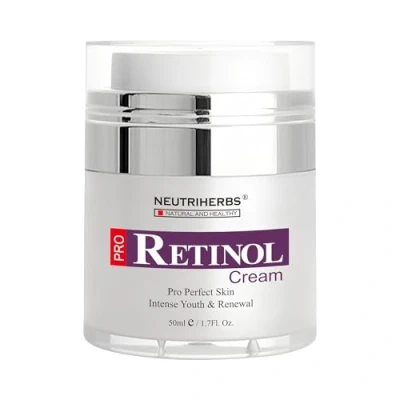 Afbeelding van Neutriherbs Retinol vochtinbrengende crème voor het gezicht, vermindert zwarte vlekken en onvolkomenheden, aanhoudende hydratatie fijne lijntjes 48,2 g (retinol crème)