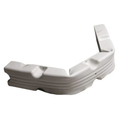Afbeelding van Steigerfender 100x12x7cm flexibel wit