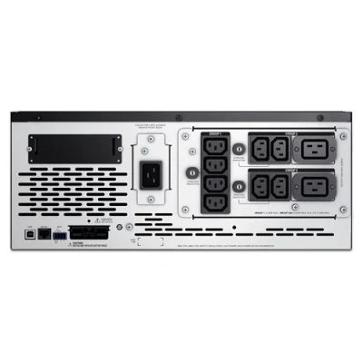 Image de APC Smart UPS X 2200 Rack/Tower LCD Onduleur (montable sur rack / externe) CA 230 V 1980 Watt VA Ethernet 10/100 RS 232 USB connecteurs de sortie : 10 4U noir avec Network Management Card pour P/N: AR106SH6 AR109SH6 AR