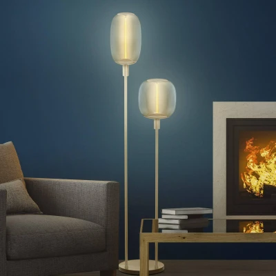 Afbeelding van LEDVANCE vloerlamp Decor Stick 2 lamps, hoogte 146cm, beige