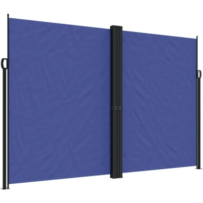 Afbeelding van Windscherm uittrekbaar 220x600 cm blauw