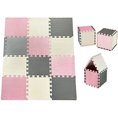 Afbeelding van Moby System Baby puzzelmat 120 cm x 90 1,2 geurneutraal grote voor jongens en meisjes speelmat vrij van schadelijke stoffen geurloos