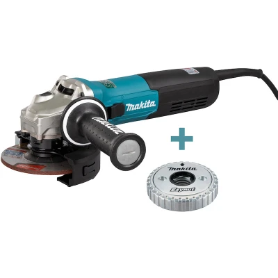 Afbeelding van MAKITA GA5090X01 haakse slijper 125mm 1900W met schuifschakelaar, variabel toerental en zonder mechanische rem
