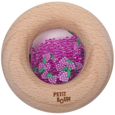 Afbeelding van Petit boum bijtring en rammelaar donut druiven