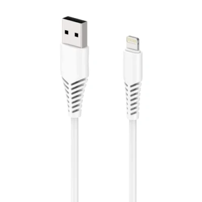 Afbeelding van 2GO USB kabel Apple Lightning stekker, A stekker 1.00 m Wit 797288