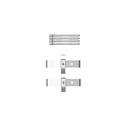 Afbeelding van DELPHI LX0469 Accessoireset, schijfremblok ALFA ROMEO: 159 Sportwagon, Giulietta Hatchback, Brera, RENAULT: MEGANE 4, 3 Coupe