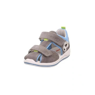 Afbeelding van Superfit Boomerang Sandalen voor kinderen, Maat: 22, Grau/hellblau Veloursleer