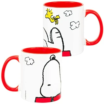 Afbeelding van De Peanuts Snoopy Mok Mach mal Break Witte Keramische Koffiemok 320 ml