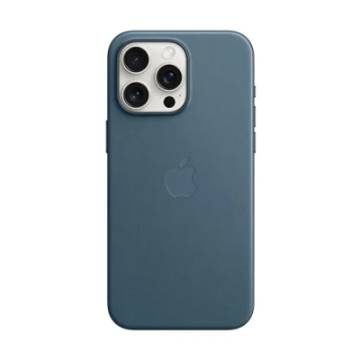 Image de Apple MagSafe Textiel Back Cover Bleu iPhone 15 Pro Max