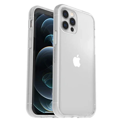 Afbeelding van OtterBox Sleek Series hoesje voor iPhone 12 / Pro, schokbestendig, valbestendig, ultradun, beschermende, getest volgens militaire standaard, Transparant, Geen Retailverpakking