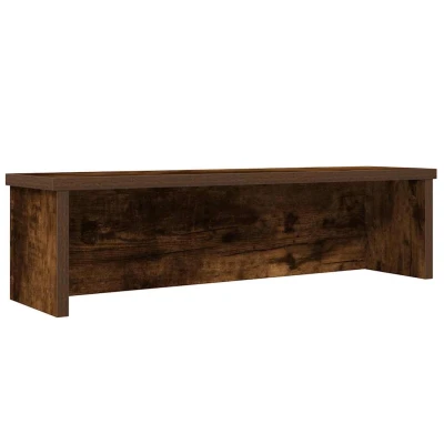 Afbeelding van vidaXL Keukenrek stapelbaar 50x15x16 cm bewerkt hout gerookt eiken