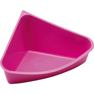 Afbeelding van Savic plastic knaagdiertoilet driehoek fuchsia Gebr. de Boon