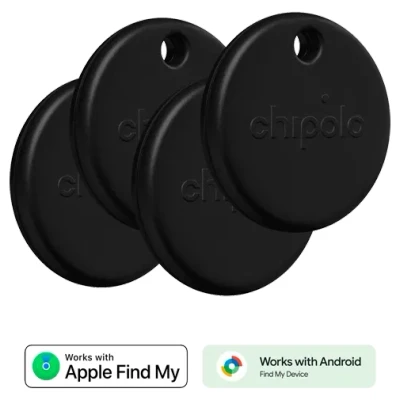 Afbeelding van Chipolo POP Zwart 4 Pack