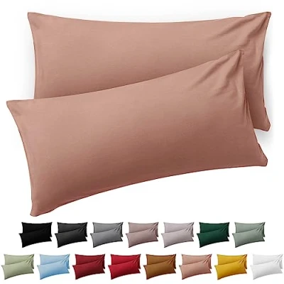 Afbeelding van Blumtal Kussensloop Microvezel Kussenhoes 40 x 70 cm Roze Set van 2