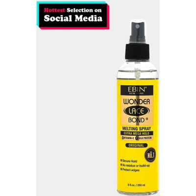 Afbeelding van EBIN MELTING SPRAY WONDER LACE BOND WIG PRUIK MELT 250ML ORIGINAL STRENGTH