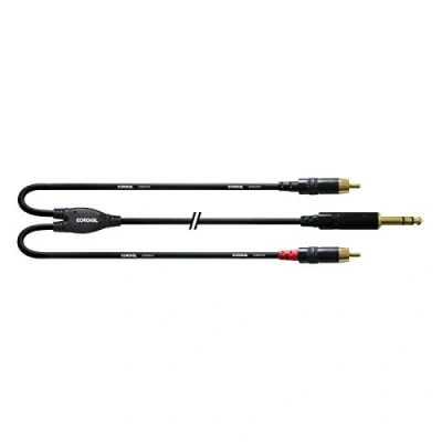 Image de Cordial FairLine CFY3VCC (câble Y jack ST/ 2 x RCA M) 3m