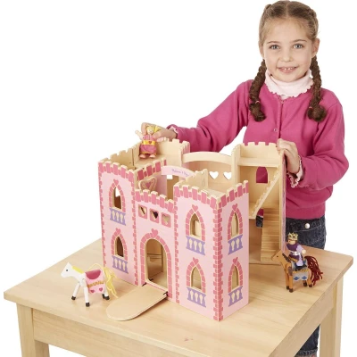 Afbeelding van Melissa &amp; Doug Draagbaar Prinsessenkasteel + Figuren