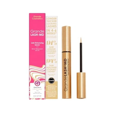Afbeelding van Grande Cosmetics GrandeLASH MD Wimperverhogend serum, bevordert het uiterlijk van langere en dikkere wimpers, dierproefvrij