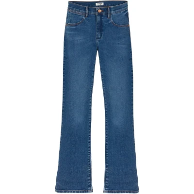 Afbeelding van Wrangler Bootcut jeans, Dames, Maat: 33x32, Blau
