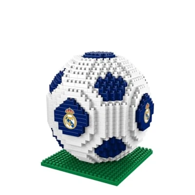 Afbeelding van FOCO Voetbalbouwset, 3D, bouwelementen, BRXLZ, officieel gelicentieerd product, Real Madrid CF