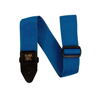 Afbeelding van Ernie Ball Gitaarriem van polypro blauw en zwart