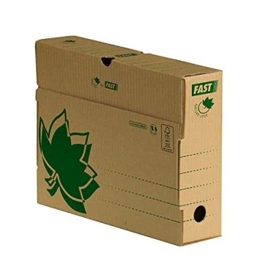 Afbeelding van Fast Nature Line Archiefdozen van karton, rugbreedte: 8 cm, ecru, 10 stuks