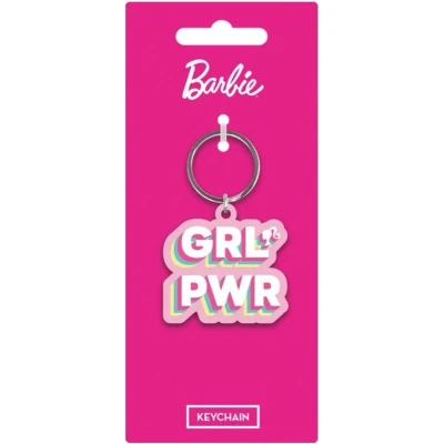 Afbeelding van Pyramid Int. Barbie Rubberen Sleutelhanger GRL PWR (Diversen) Nieuw
