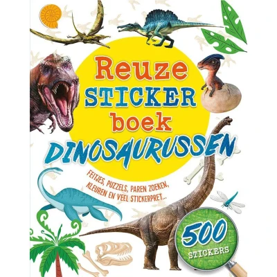 Afbeelding van Uitgeverij rebo reuzestickerboek dinosaurussen