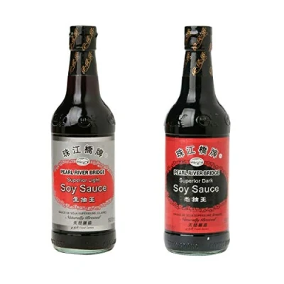 Afbeelding van Pamai Pai® Set van 2: 2 x 500 ml sojasaus licht en donker mix