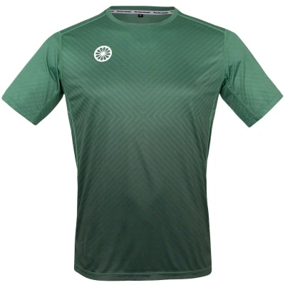 Afbeelding van THE INDIAN MAHARADJA agility gradient tee Tennis t shirt korte mouw heren Groendonker
