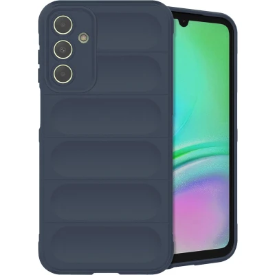 Afbeelding van iMoshion Hoesje Geschikt voor Samsung Galaxy A15 (4G) / (5G) Siliconen EasyGrip Backcover Donkerblauw
