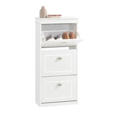 Afbeelding van SoBuy FSR94 W Schoenenkast 3 kleppen Gangkast Schoenenopbergdoos 53x24x117 cm