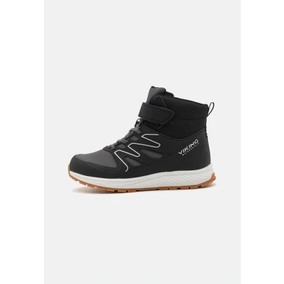 Afbeelding van Viking Equip Defence WARM WP Unisex Veterboots voor kinderen, Maat: 40, Black/charcoal Textiel/ synthetisch