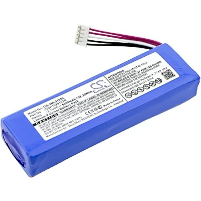 Afbeelding van CS JML310SL accu, 6000 mAh, compatibel met [JBL] Charge 2, 2 Plus, 2+, 3 2015, versie vervangt GSP1029102R, voor P763098