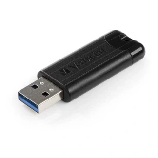 Afbeelding van Verbatim Pin Stripe 3.0 USB stick 64 GB Zwart 49318 3.2 Gen 1 (USB 3.0)