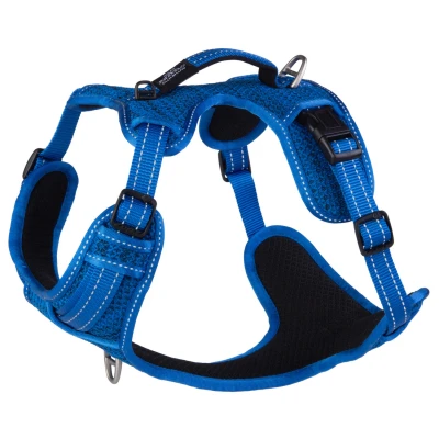 Afbeelding van Rogz Explore Tuig Gevoerd Blauw Hondenharnas 55 85 cm