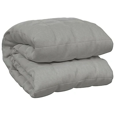 Afbeelding van Verzwaringsdeken 220x230 cm 11 kg stof grijs