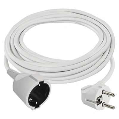 Afbeelding van EMOS Verlengkabel IP20 7 m 1 Schuko stopcontact 250 V, 16 A, 3680 W hoogwaardige pvc isolatie H05VV F3G 1,5 mm² versterkte aanraakbeveiliging Voor gebruik binnenshuis Wit