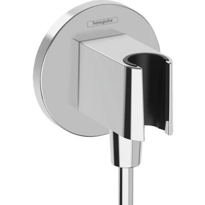 Afbeelding van Hansgrohe FixFit S muuraansluitbocht met handdouchehouder
