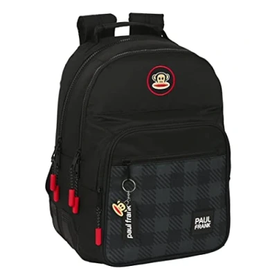 Afbeelding van Schoolrugzak Paul Frank Campers Zwart (32 x 42 15 cm)
