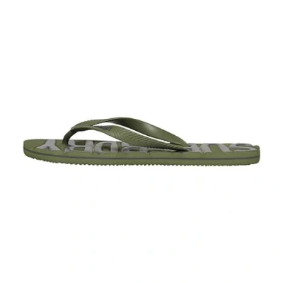 Afbeelding van Superdry Teensandalen, Heren, Maat: 40, Olive khaki Rubber/ textiel