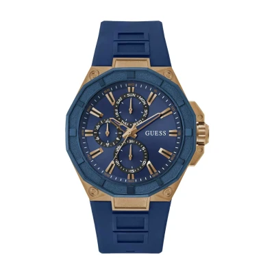 Afbeelding van Guess Chronograaf, Heren, Maat: One Size, Blue
