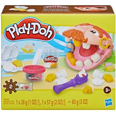 Afbeelding van Play Doh Mini Piraat Drill &#039;n Fill Tandarts Speelgoed, peuterspeelbaar speelgoed vanaf 3 jaar