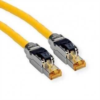 Afbeelding van Netwerkkabel Cat8 S/FTP 3 meter (Stug, 100% koper, LSZH, Geel)