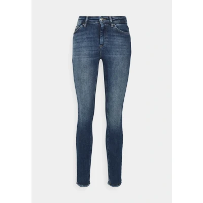Afbeelding van ONLY Onlblush MID Ankraw Jeans Skinny Fit, Dames, Maat: Mx32, Medium blue denim