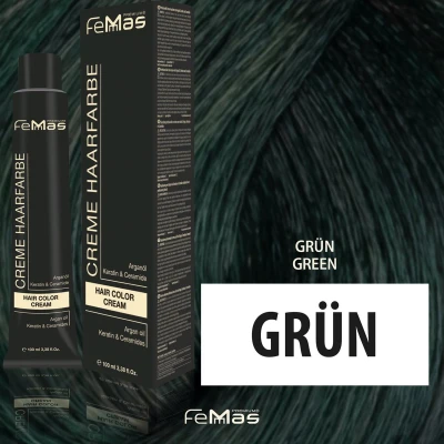 Afbeelding van Femmas (Groen) Haarverf Puur &amp; Mix 100ml