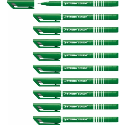 Afbeelding van STABILO SENSOR Fineliner 0,3 mm Groen Doos 10 stuks